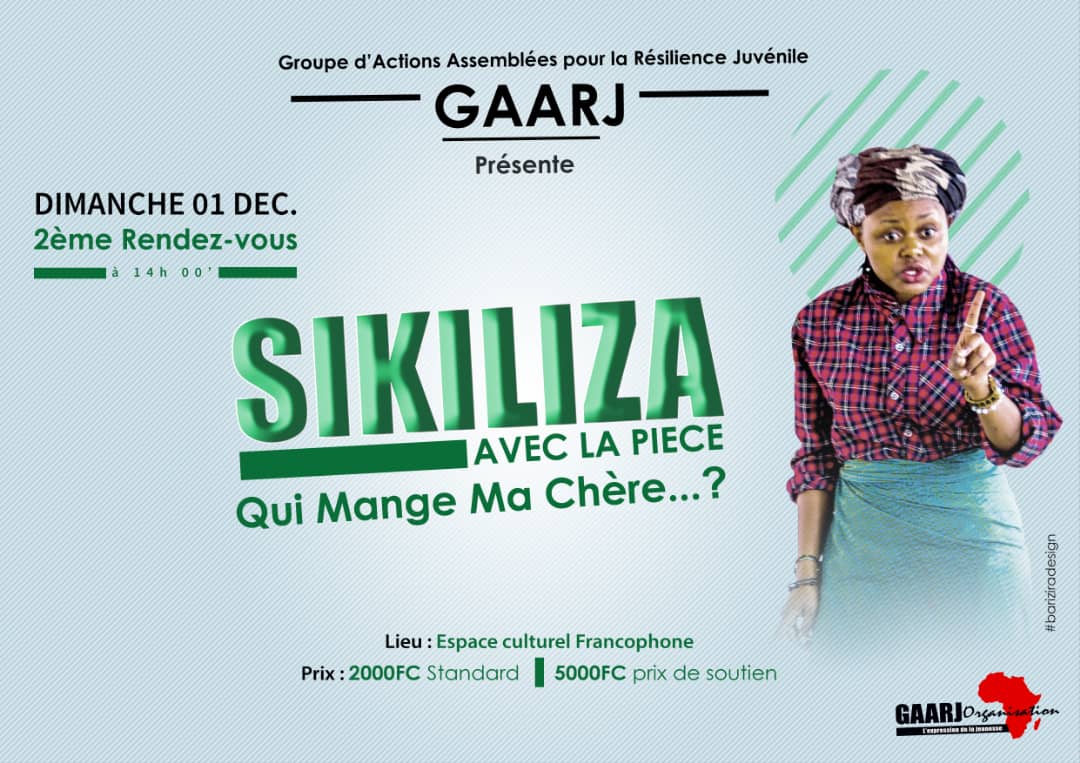 Goma : le GAARJ annonce SIKILIZA, un grand rendez-vous culturel.